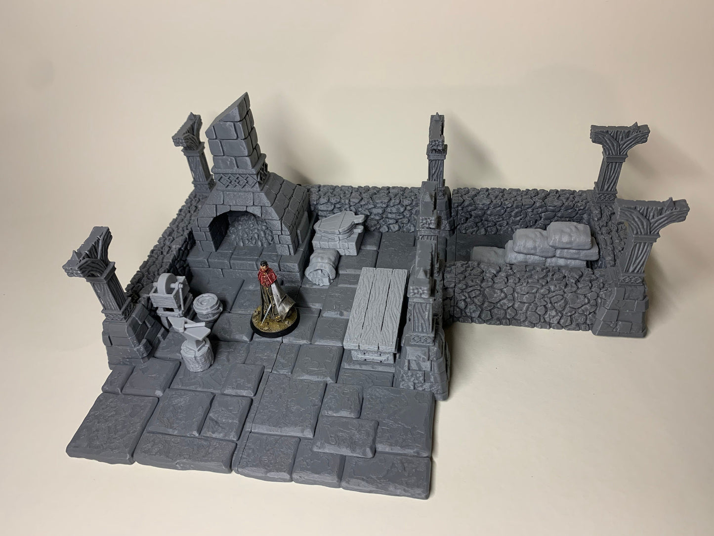 Blacksmith House with Scatter | Forge Building | Fantasy | Medival | Scenery | Tabletop Terrain -  28/32mm | D&D | Pathfinder