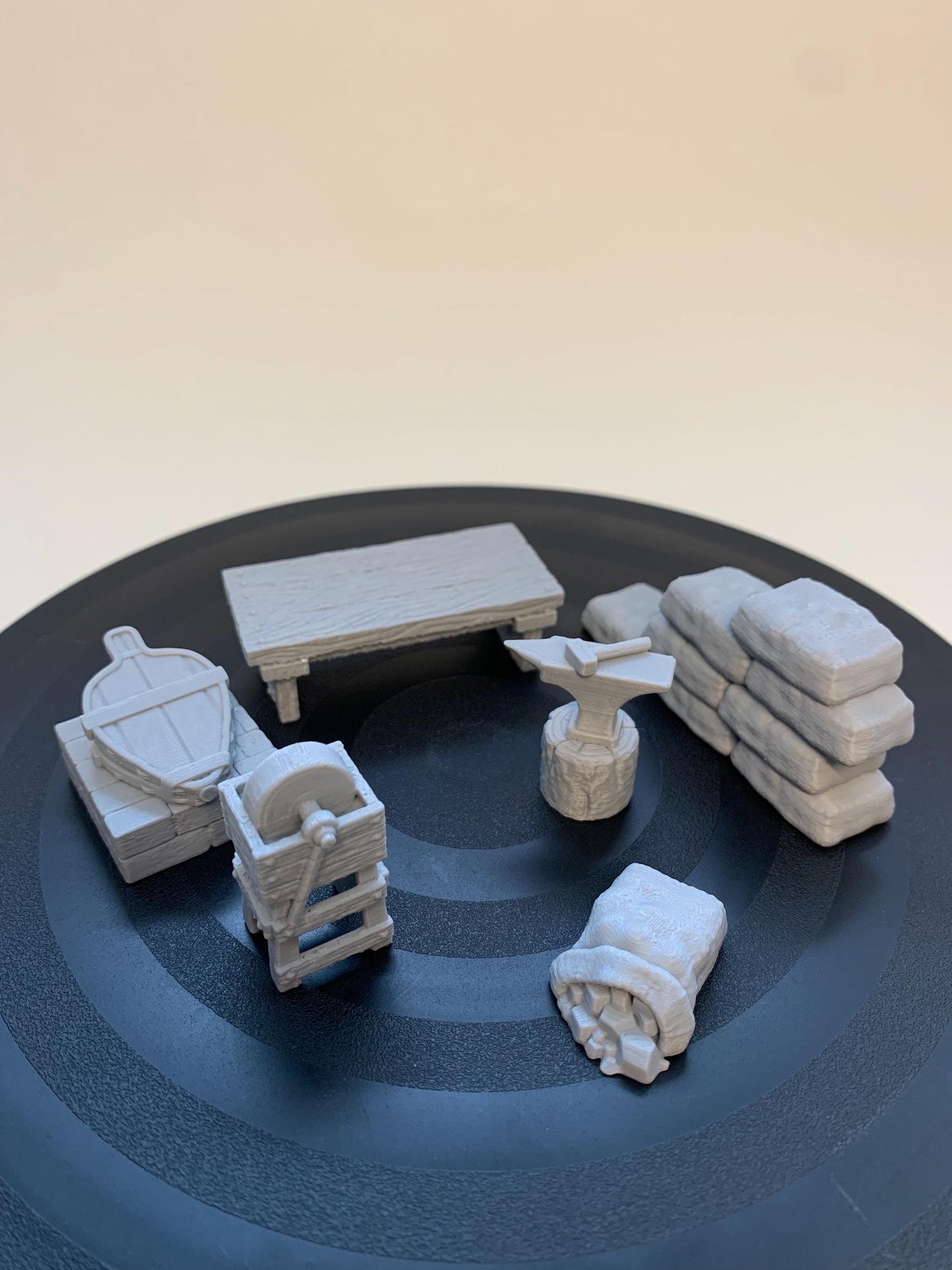 Forge Scatter Terrain Bundle | Blacksmith House | Workbench | Fantasy | Medival | Tabletop Terrain | TTRPG | 28/32mm | D&D | 5e | SafeHold