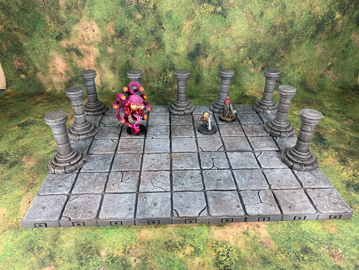 Round Pillars Bundle 6x/10x | Dungeon Scatter | Ruins | Tabletop Terrain | DND | RPG Mini | 28/32mm | Tabletop Gaming | Safehold Miniatures