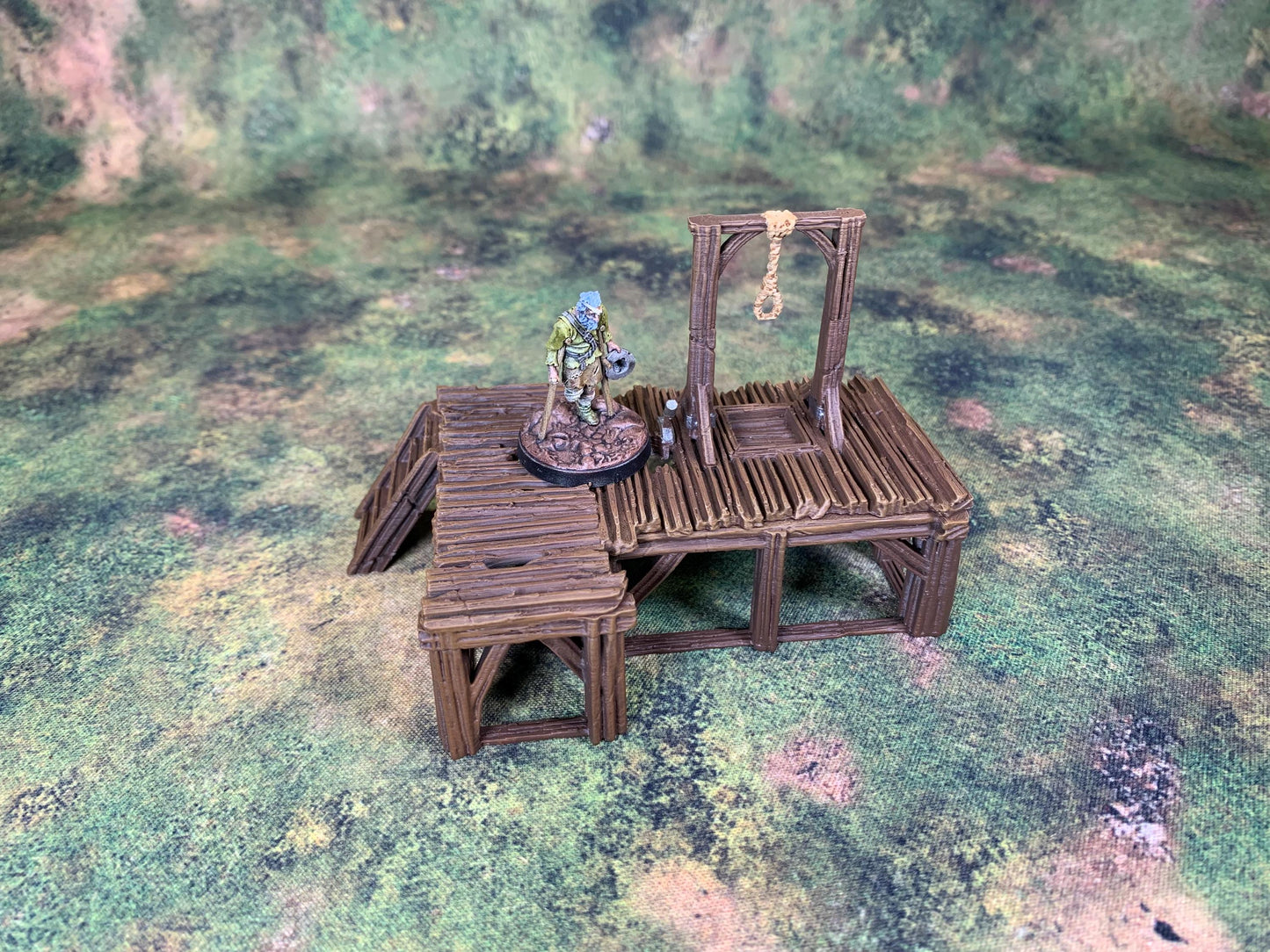 Miniature Gallows Set | Place of Execution Scatter | Impaled Skeletons | Tabletop Terrain | DND | RPG Mini | 28/32mm | Wargames | MyDungeon