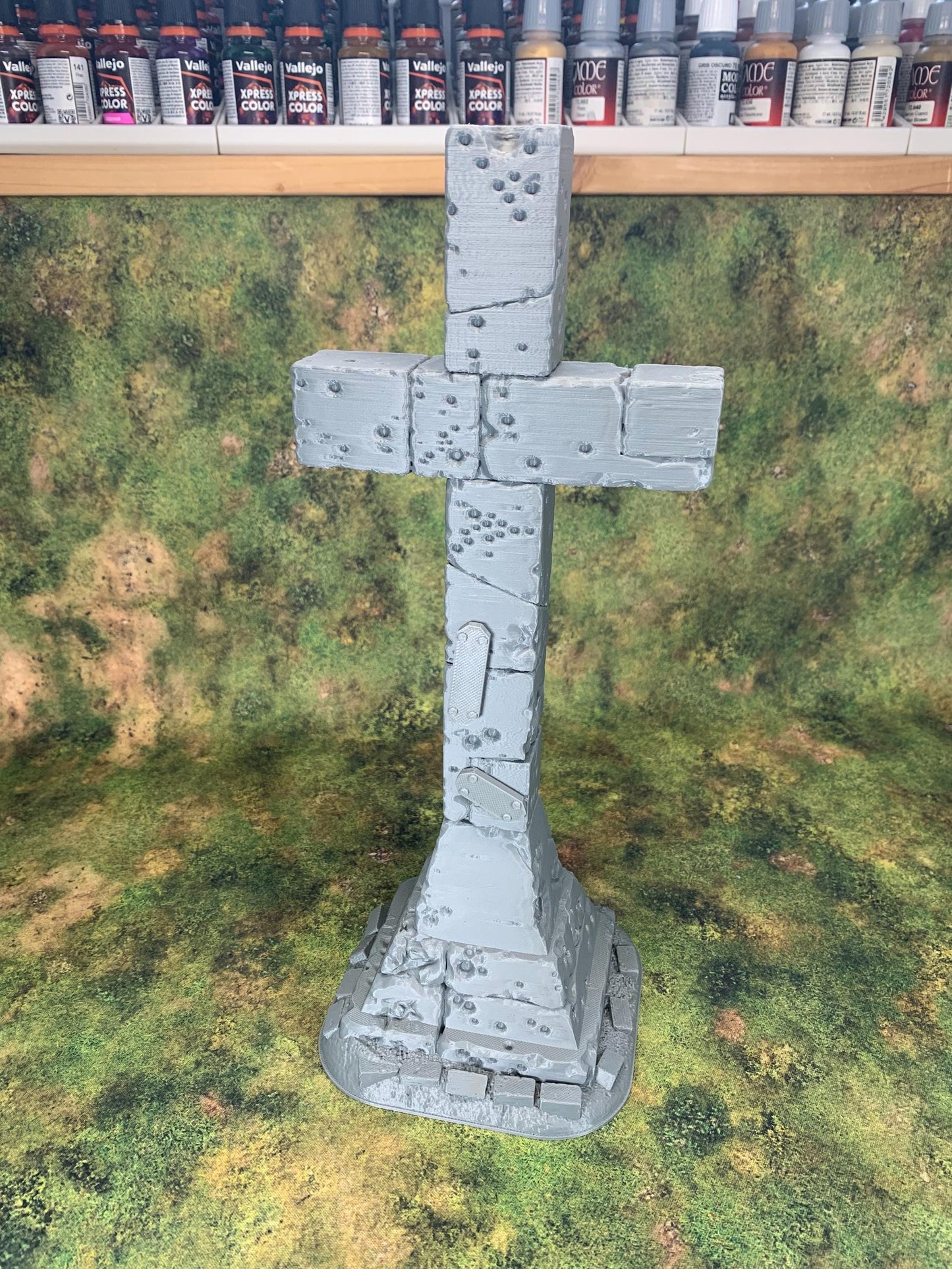 Trench Crusade Brutal Cross | Grimdark Wargaming Scenery | New Antioch | Pilgrims |  Tabletop Terrain | 28/32mm | BlackCobraMiniatures
