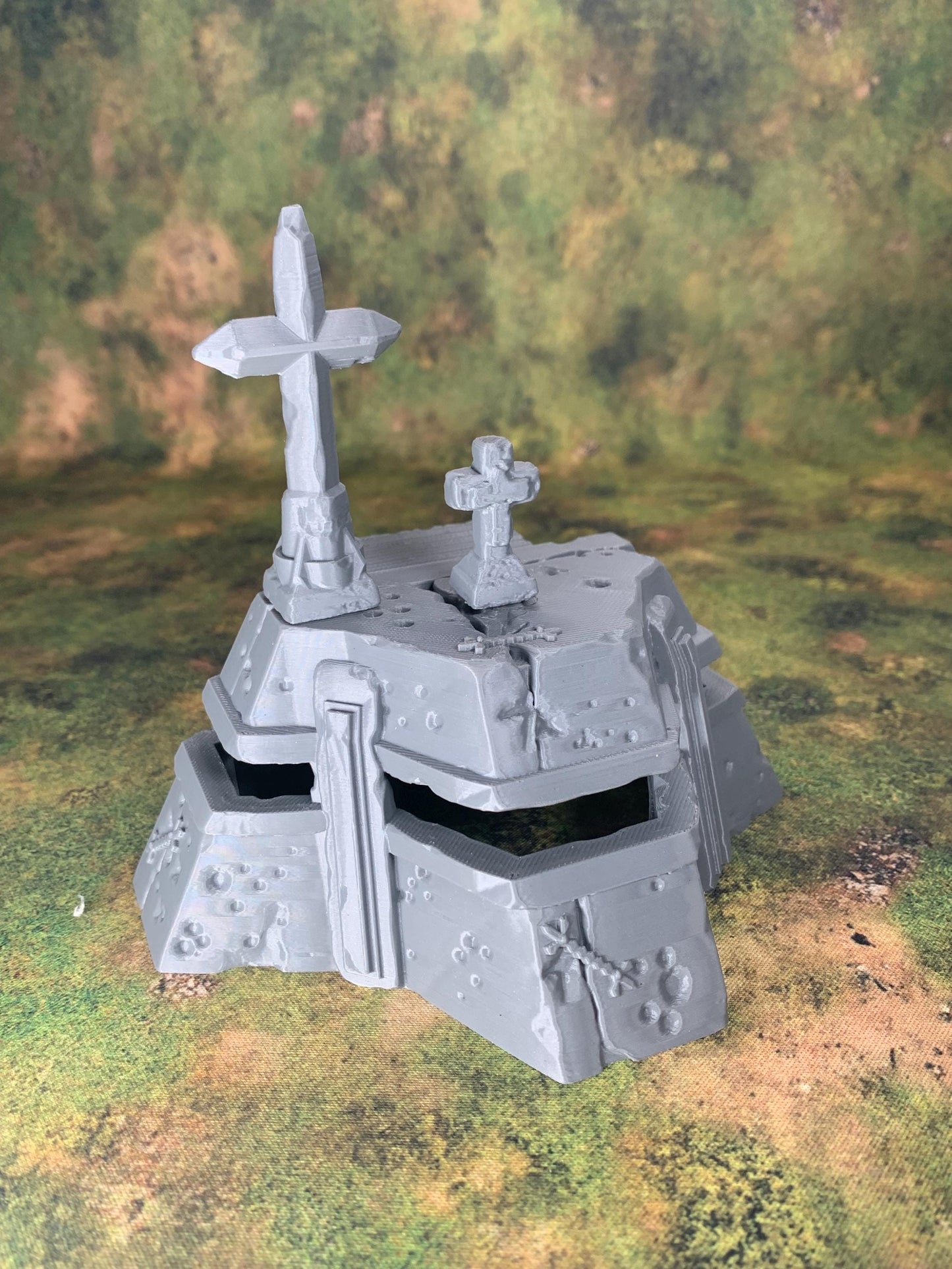 Trench Crusade Bunker Building | Grimdark Wargaming Scenery Set | New Antioch | Tabletop Terrain | 28/32mm | BlackCobraMiniatures