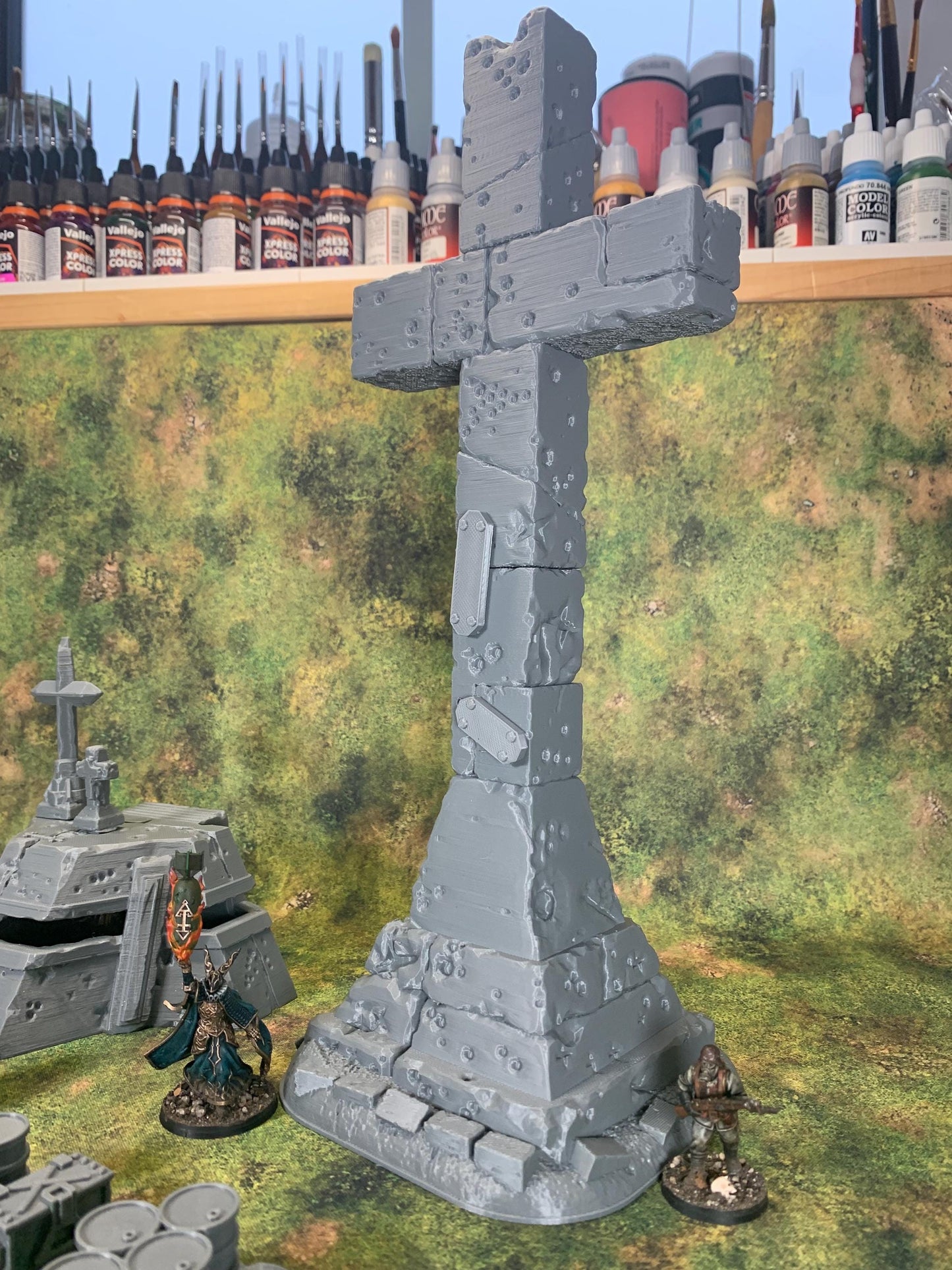 Trench Crusade Terrain Bundle | 22 Pieces | Grimdark Wargaming Scenery Set | New Antioch | Tabletop Terrain | 28/32mm | BlackCobraMiniatures