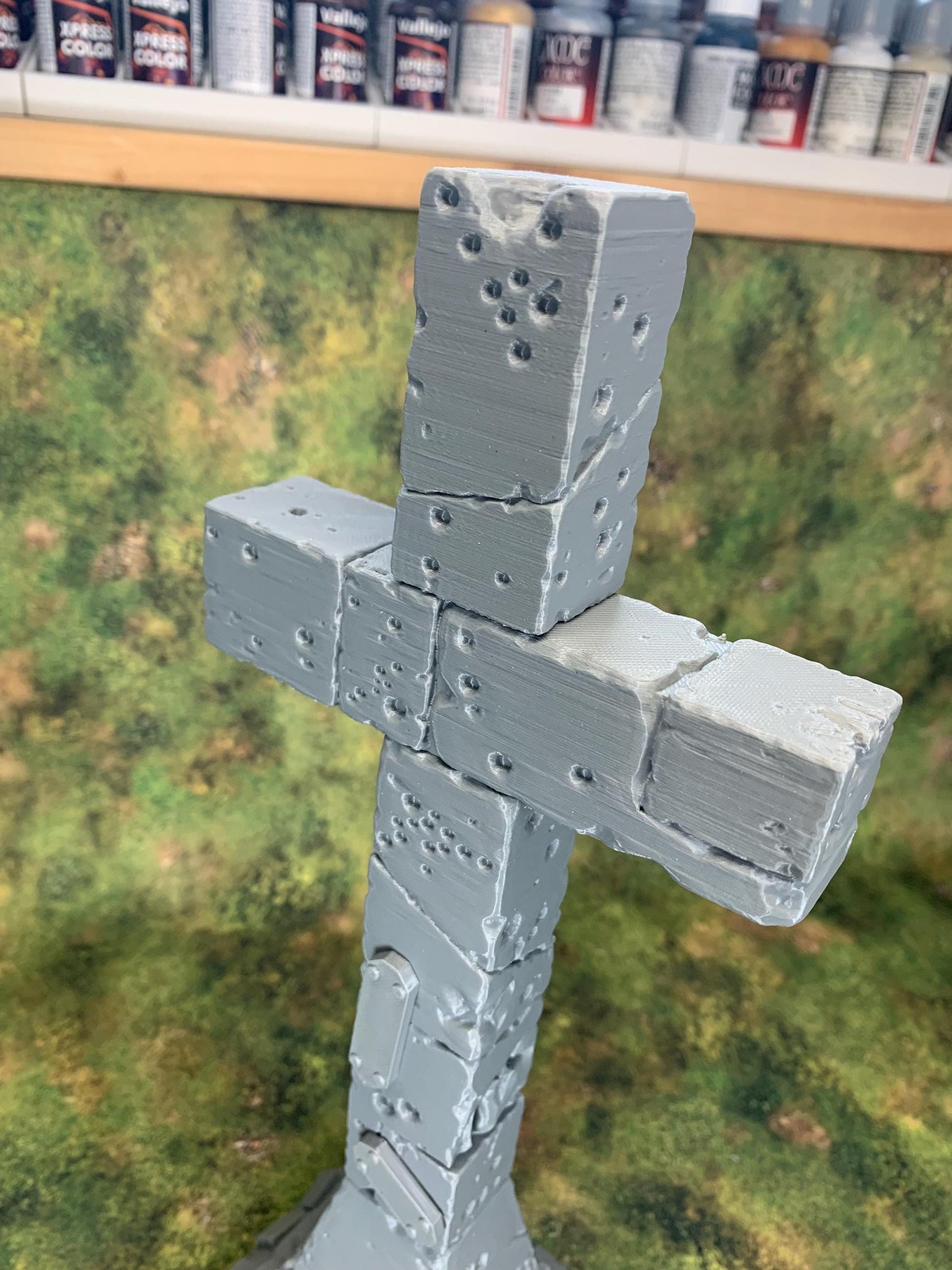 Trench Crusade Brutal Cross | Grimdark Wargaming Scenery | New Antioch | Pilgrims |  Tabletop Terrain | 28/32mm | BlackCobraMiniatures