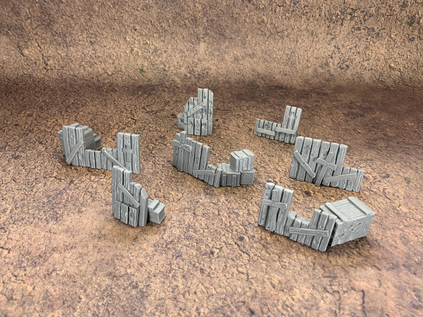 Trench Barricades and Walls Bundle 7x | Trench Crusade | Wargaming | New Antioch | Pilgrims |  Tabletop Terrain | 28/32mm | Diceverse