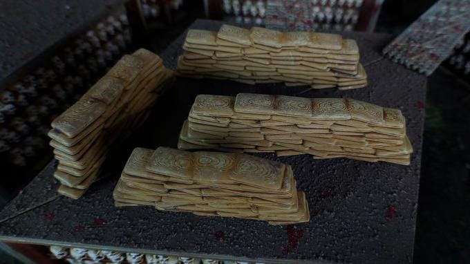 Sandbag Walls Bundle 12x | Trench Crusade | Heretic Legions | Court of the Seven Headed Serpent | Tabletop Terrain | 28/32mm | Warscape3D
