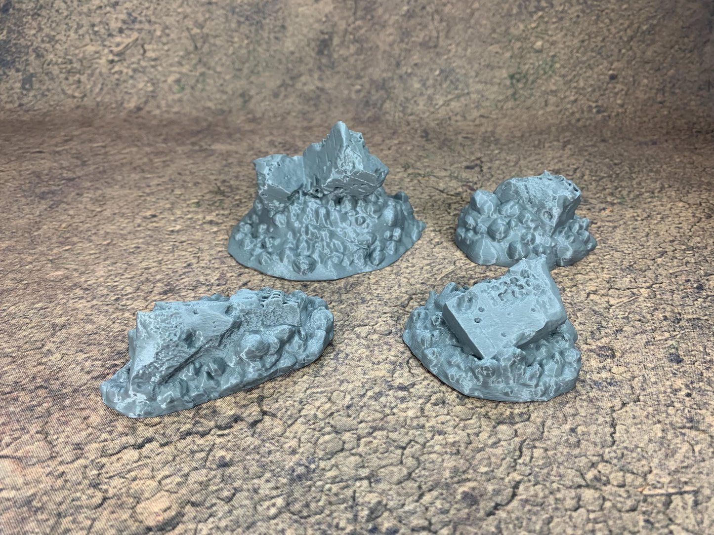 Destroyed Cross | 4 Pieces Bundle | Trench Crusade | Wargaming Scenery | New Antioch | Pilgrims |  Tabletop Terrain | 28/32mm | Diceverse