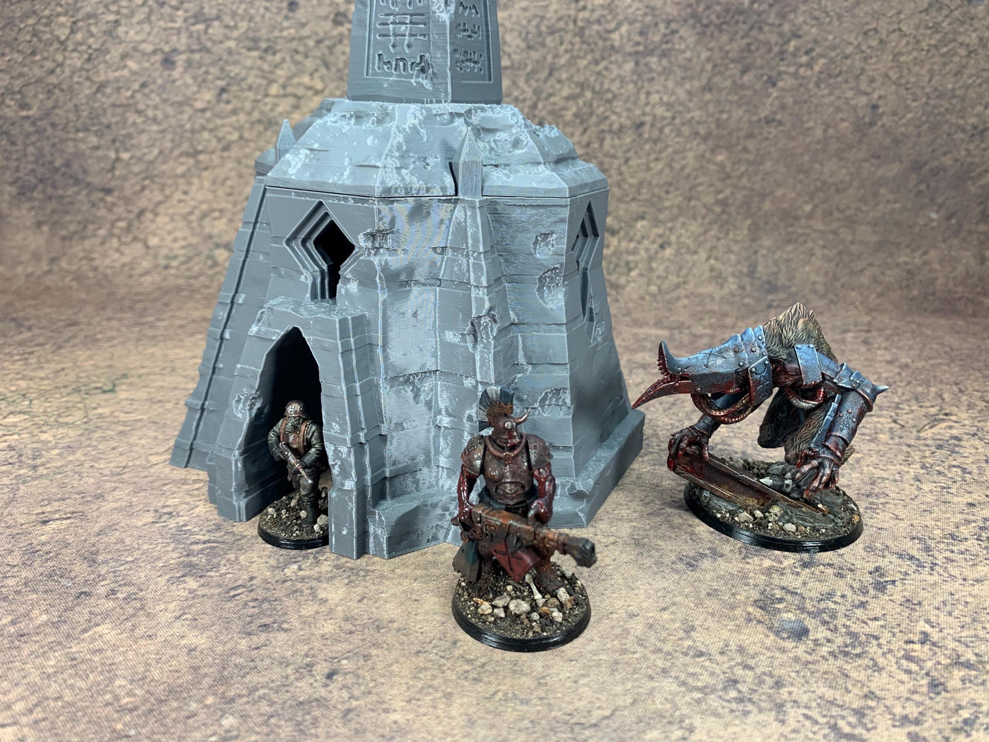 Large Heretic Trench Bunker | Playable Interior | Trench Crusade | Grimdark Wargaming | New Antioch | Tabletop Terrain | 28/32mm | Diceverse