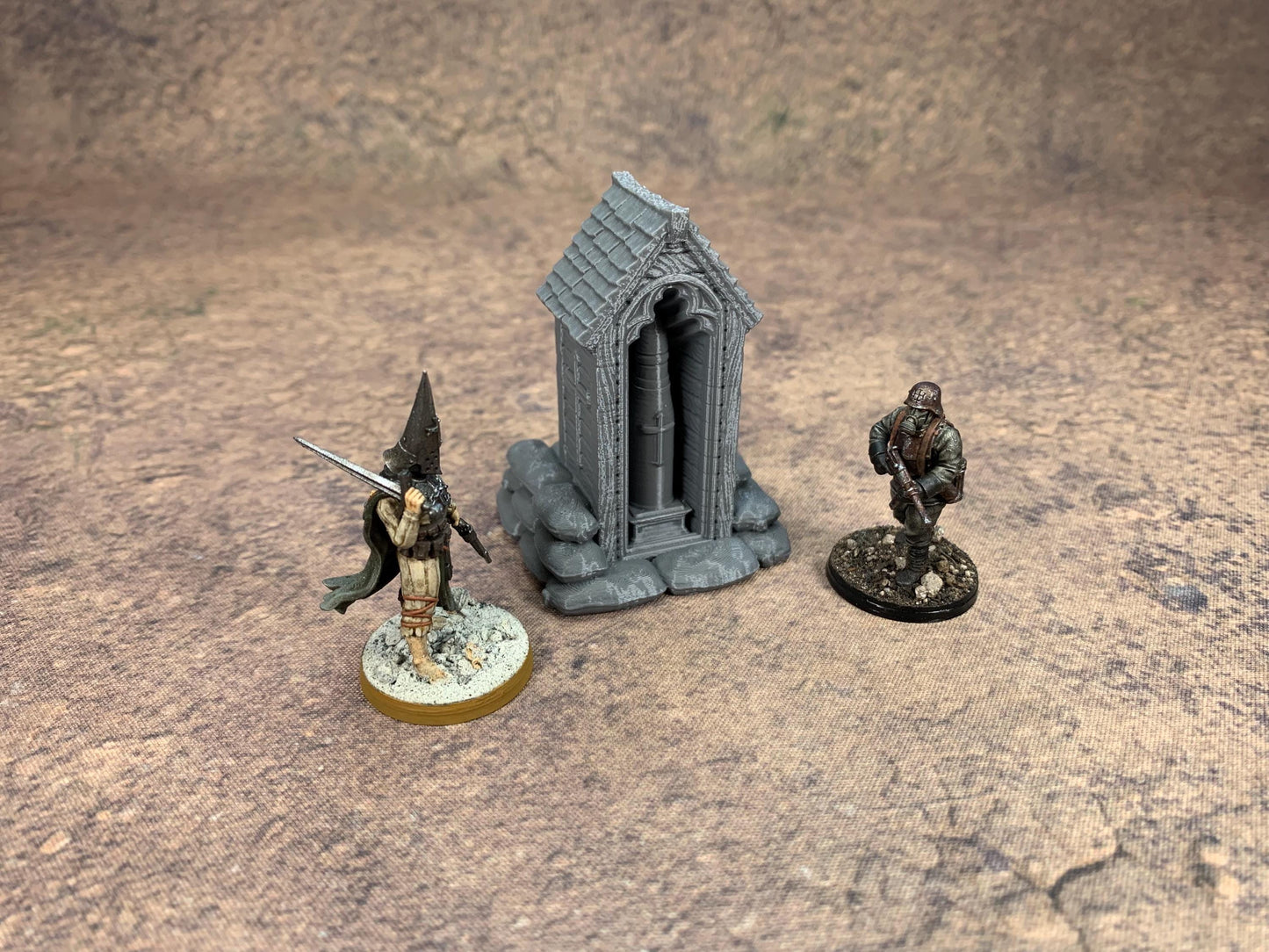 Trench Bullet Shrine | Ammunition Temple | Trench Crusade Scatter | Wargaming | New Antioch | Tabletop Terrain | 28/32mm | Dani Amengual