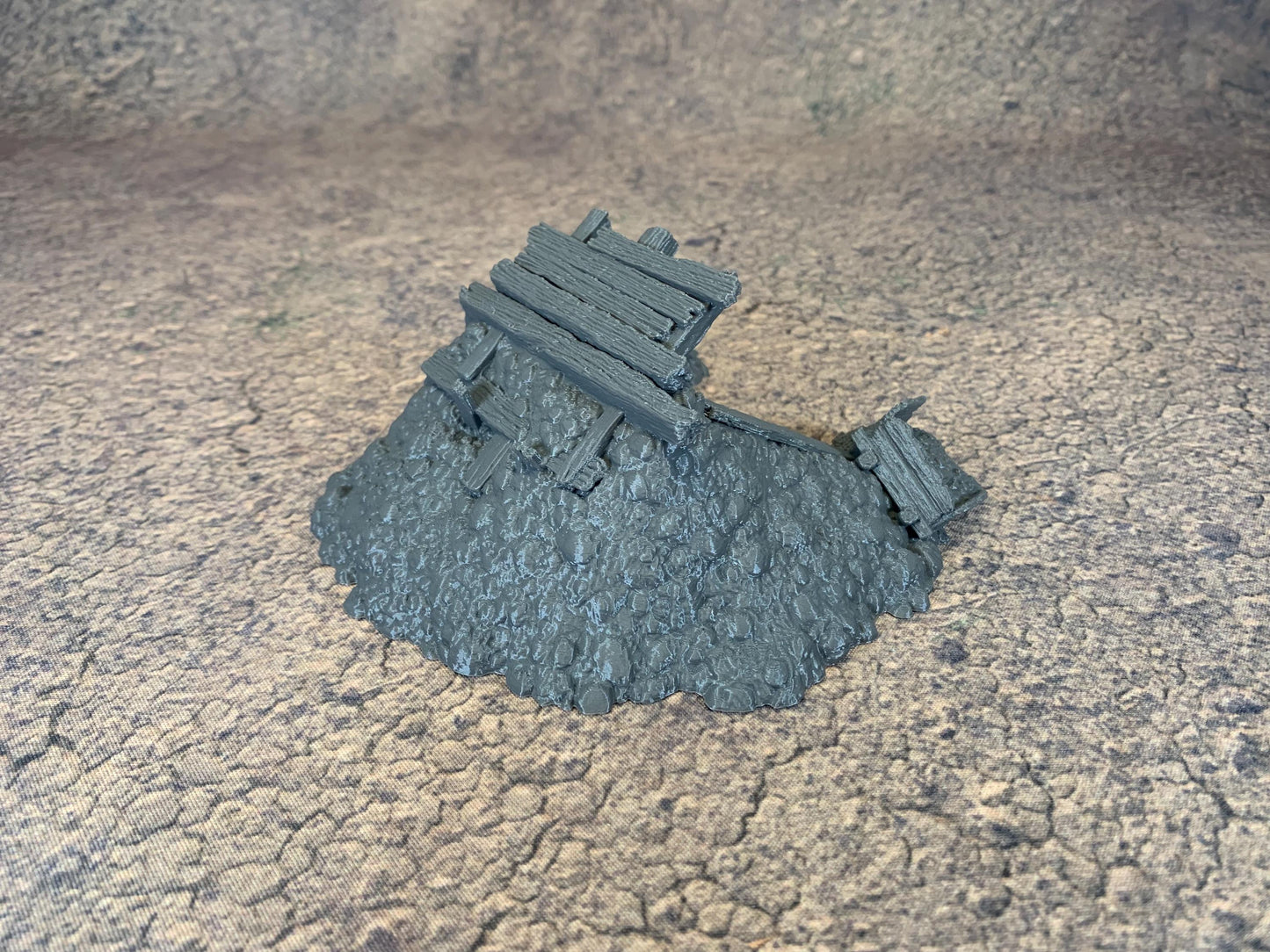 Ruined Mine Entrance | Fantasy Miniatures Tabletop Gaming Terrain Siege | 1490 Doom | DND | RPG | 28/32mm | StoneAxeMiniatures