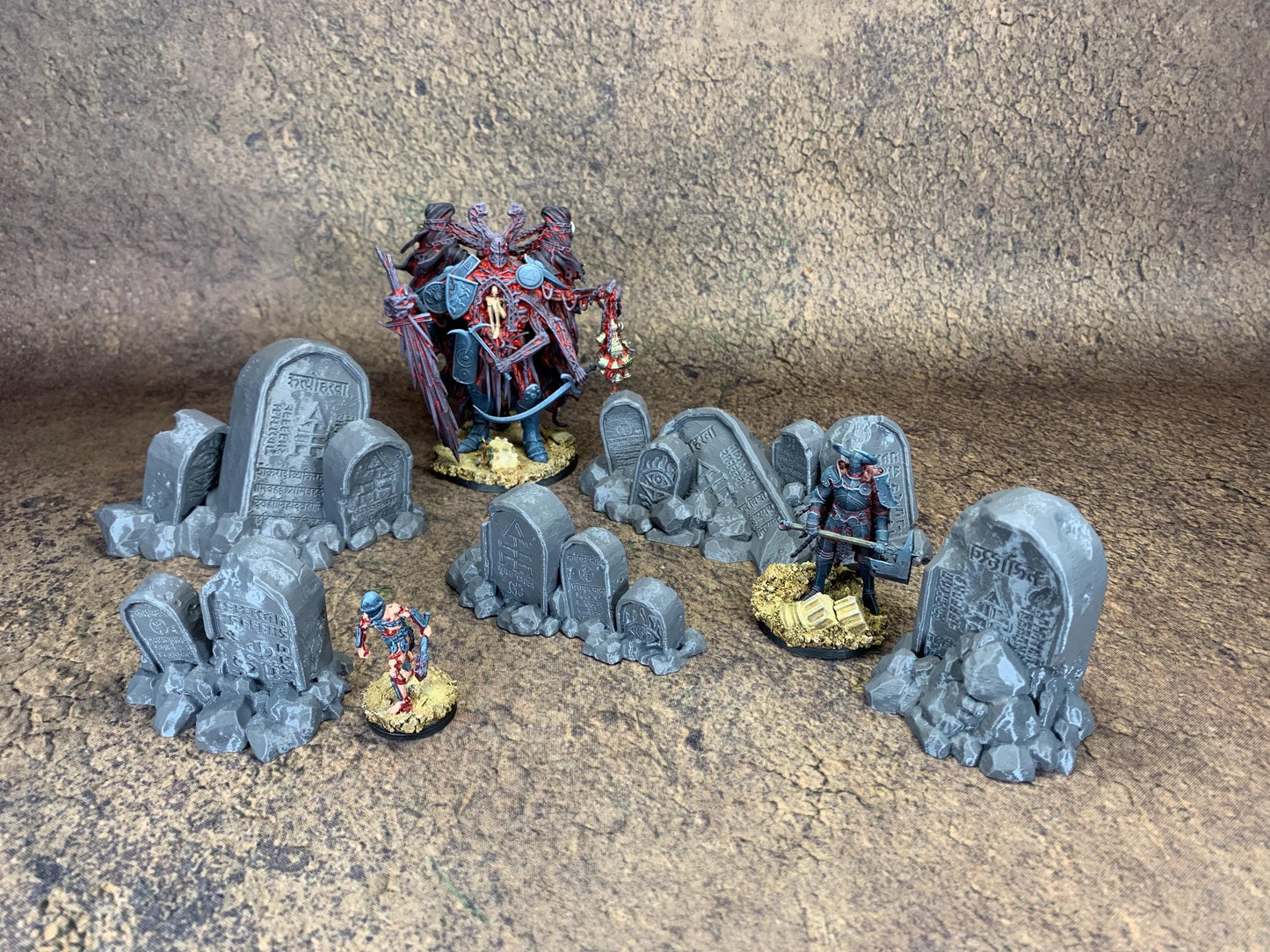 Unholy Stone Monuments Bundle | Trench Crusade Stone Tablets | Wargaming | New Antioch | Pilgrim |  Tabletop Terrain | 28/32mm | Diceverse