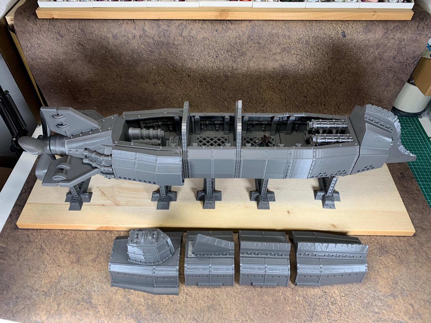 Heretic Legion Submarine | Playable Interior | Trench Crusade | Storming the Shores | Naval Raiders | Tabletop Terrain | 28/32mm | Diceverse