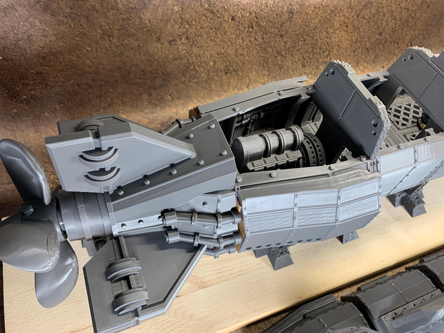 Heretic Legion Submarine | Playable Interior | Trench Crusade | Storming the Shores | Naval Raiders | Tabletop Terrain | 28/32mm | Diceverse