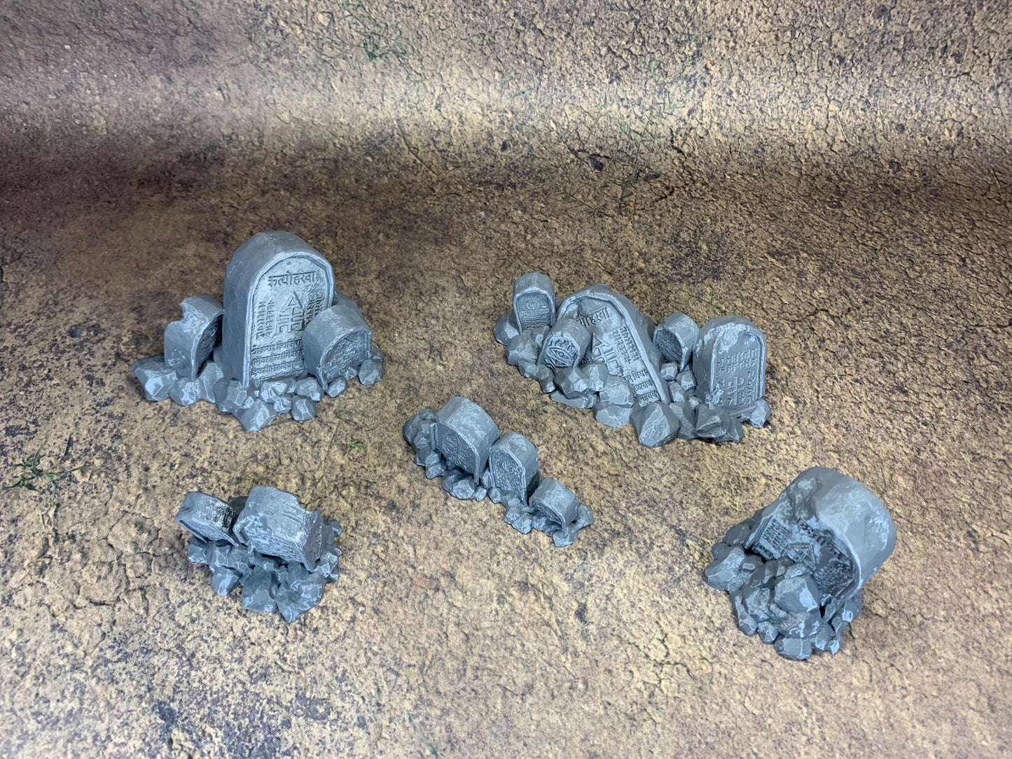 Unholy Stone Monuments Bundle | Trench Crusade Stone Tablets | Wargaming | New Antioch | Pilgrim |  Tabletop Terrain | 28/32mm | Diceverse