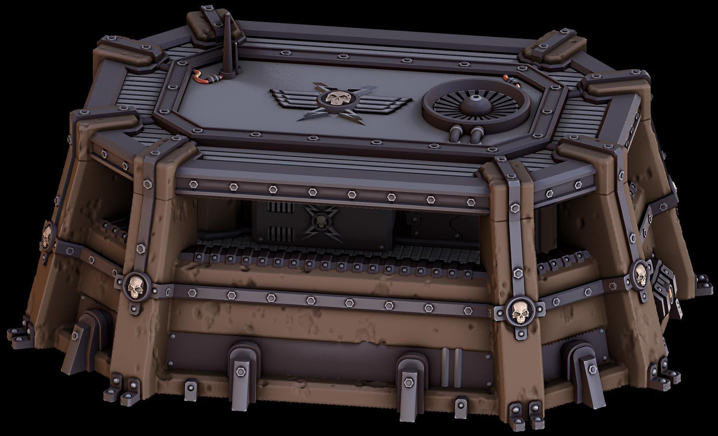 Pillbox Bunker Large | Sci-Fi Buildings | Wargaming Scenery | 10th Edition | Tabletop Terrain | 28/32mm | Grimdark Outpost | WarScenery