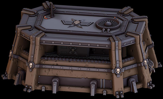 Pillbox Bunker Large | Sci-Fi Buildings | Wargaming Scenery | 10th Edition | Tabletop Terrain | 28/32mm | Grimdark Outpost | WarScenery