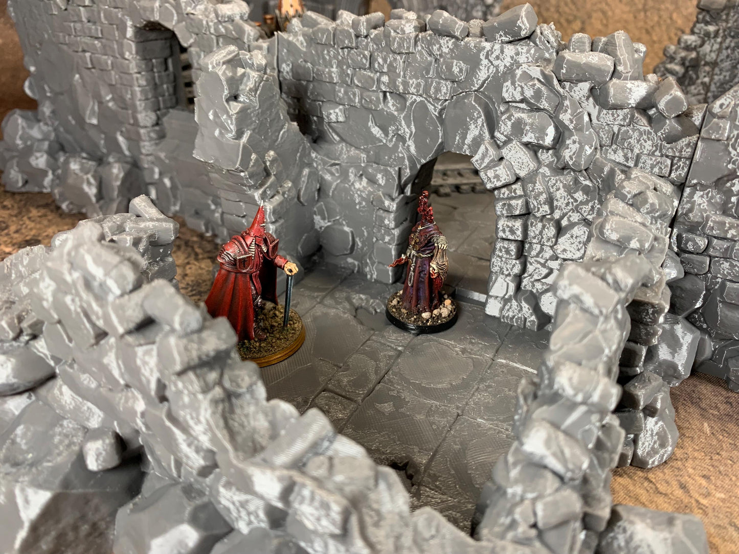 Ruined Church Modular Kit | Trench Crusade Cathedral | Grimdark Wargaming Scenery | New Antioch | Tabletop Terrain | 28/32mm | Diceverse