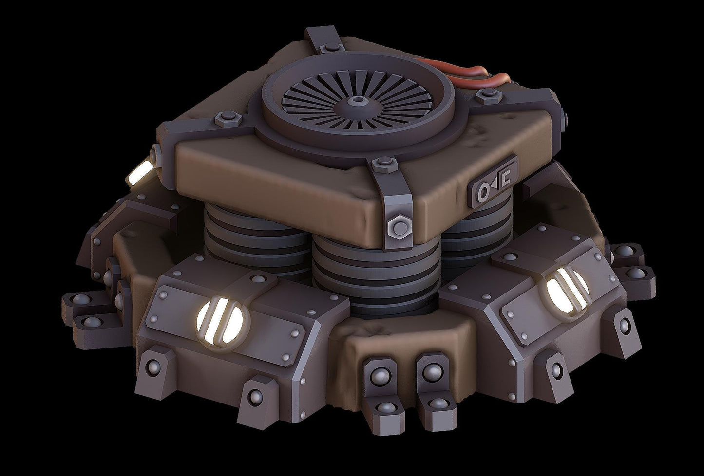 Slag Deposit Small | Sci-Fi Buildings | Wargaming Scenery | 10th Edition | Tabletop Terrain | 28/32mm | Grimdark Outpost | WarScenery