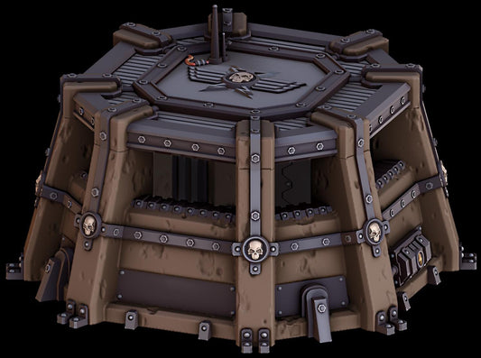 Pillbox Bunker Small | Sci-Fi Buildings | Wargaming Scenery | 10th Edition | Tabletop Terrain | 28/32mm | Grimdark Outpost | WarScenery
